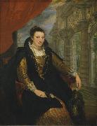 Anthony Van Dyck Portrat der Isabella Brandt oil on canvas